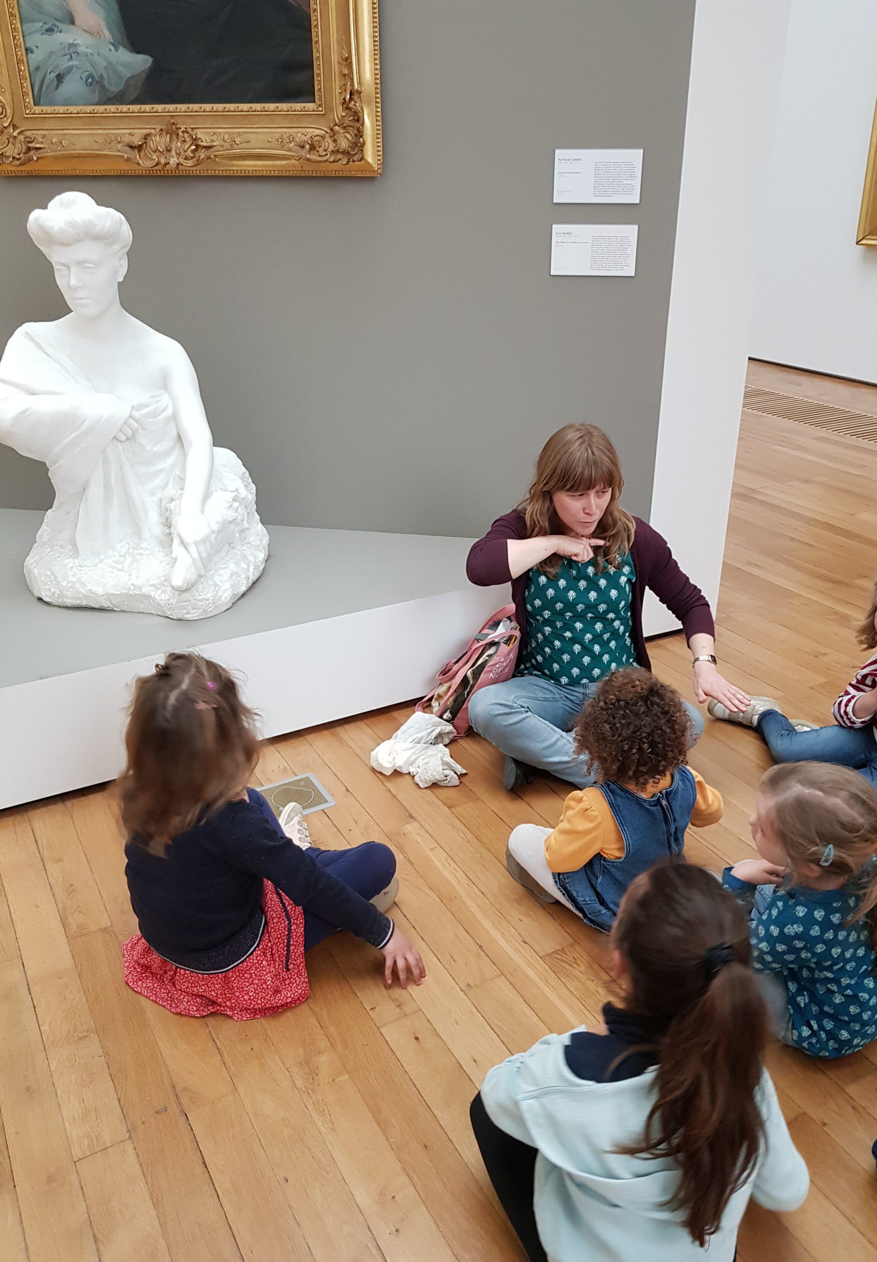 visite musée art petits enfants nantes sculpture